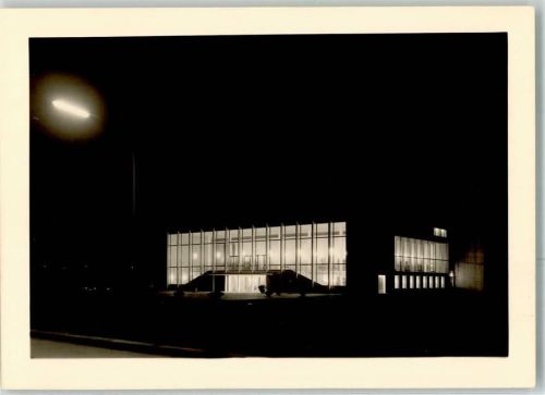 Lünen Stadttheater bei Nacht