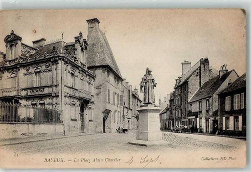 Bayeux 1904 la Place Alain Chartier