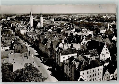 Ingolstadt St. Moritzkirche Pfeifturm Altstadt Vogelschau