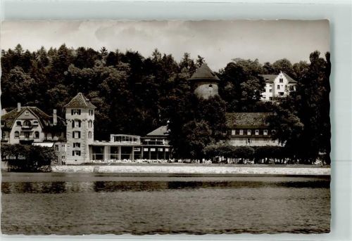 Überlingen Kurgarten mit Kurhaus und Gallerturm