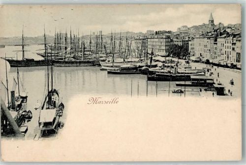 Marseille Hafen Schiff Ruderboot Kirche