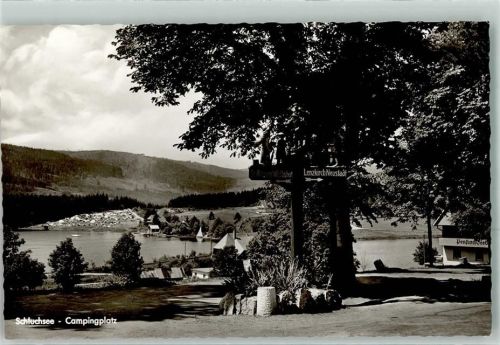 Schluchsee Campingplatz Holzwegweiser