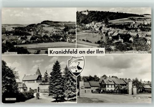 Kranichfeld Niederburg Ilmbrücke Oberschloß