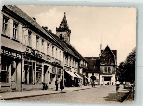 Staßfurt Karl Marx Straße Fahrrad Oldtimer Motorroller