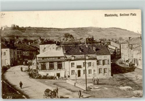 Montmedy 1917 Berliner Platz Feldpost