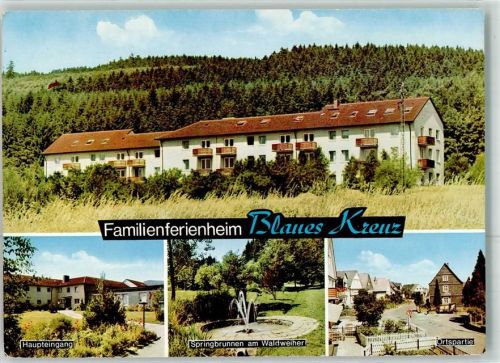 Holzhausen 1981 Pension Famlienferienheim Blaues Kreuz