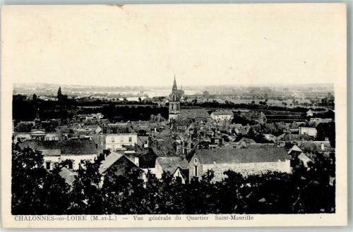 Chalonnes-sur-Loire Bilck zum Quartier Saint Maurille