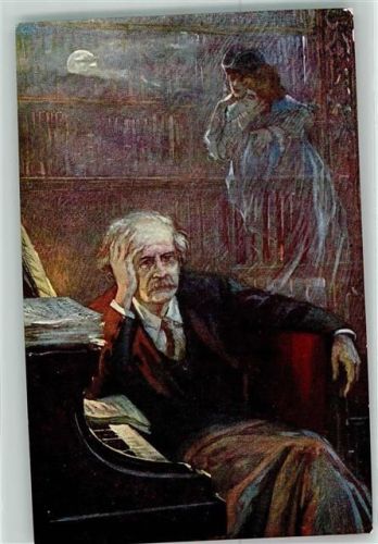 Jules Massenet komponiert Manon sign.L.Balestrieri Salon de Paris Nr.1246