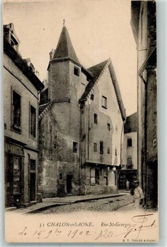 Chalon-sur-Saone 1902 Rue St. Georges