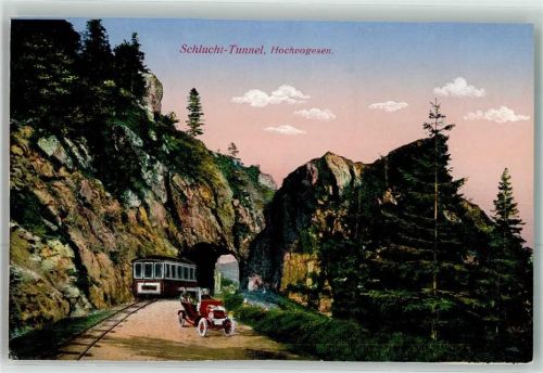 Xonrupt-Longemer Schlucht Tunnel Hochvogesen Oldtimer Eisenbahn Roche du Diable