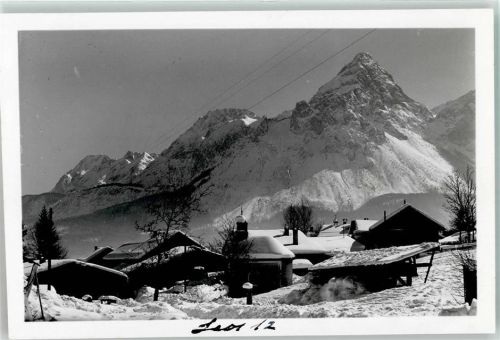 Lermoos Ort handschriftlich Winter