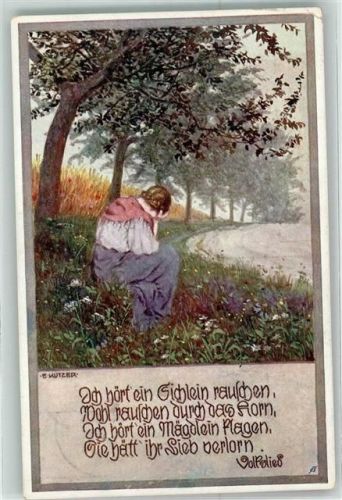 Volkslied Ich hört ein Eichlein rauschen Deutsche Art Reihe I Nr.4