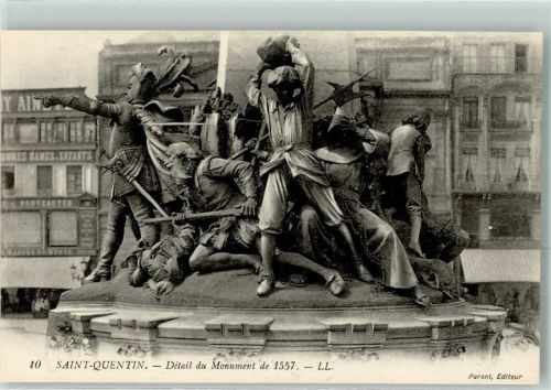 Saint-Quentin Detail du Monument de 1557