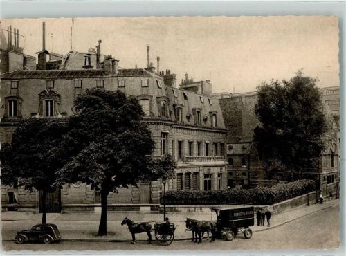 Reims Champagne Pommery u. Greno Blick zum Etablissement de Paris Oldtimer