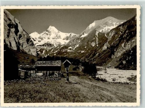Winkl Großglockner vom Glocknerhaus Flurkreuz Ort handschriftlich