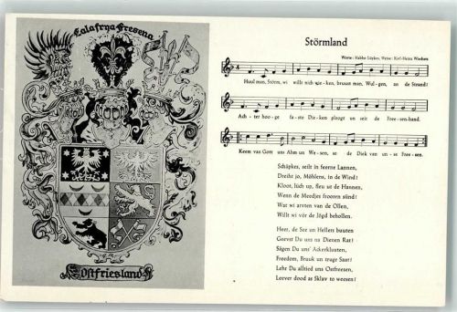 Wilhelmshaven Wappen sign. G. Rupprecht lied Störmland Ort lt. Verlag