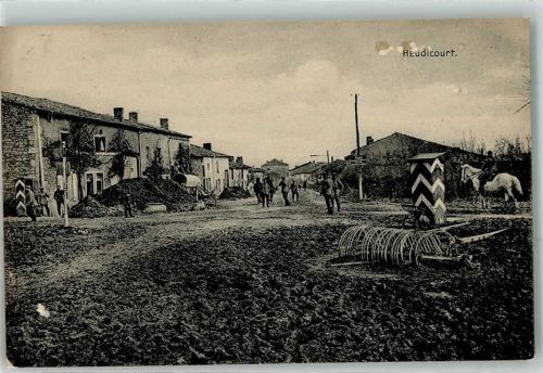 Heudicourt Soldaten Wachhäuschen Pferd