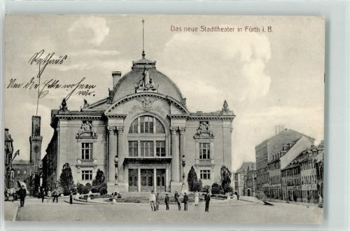Fürth 1909 das neue Stadttheater