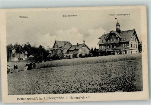 Hohenstein-Ernstthal 1911 Bethlehemstift im Hüttengrunde
