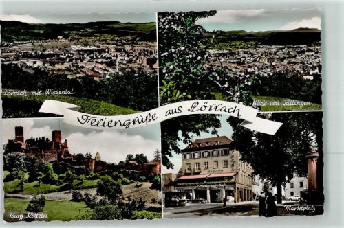 Lörrach Wiesental Burg Rötteln Marktplatz
