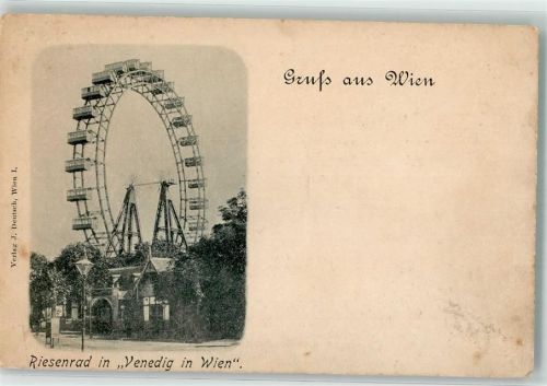 Wien Riesenrad in Venedig in Wien Prater