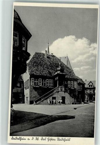 67146 W6705 Deidesheim Gebrauchsspuren Rathaus