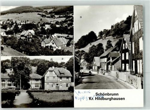 Schönbrunn OT. Schönau Erholungheim Hütte Neustädter Straße