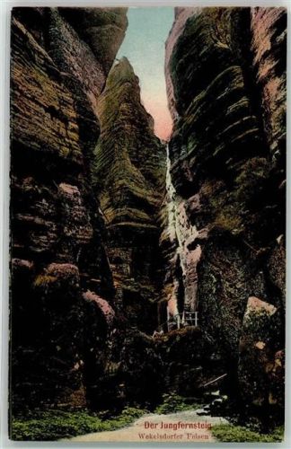 Teplice nad Metuji 1910 Jungfernstieg Wekelsdorfer Felsen