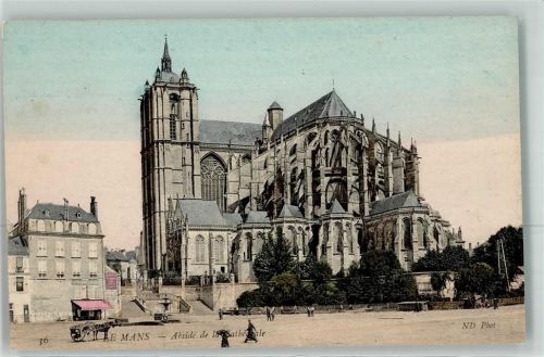 Le Mans 1905 Abside de la Cathedrale