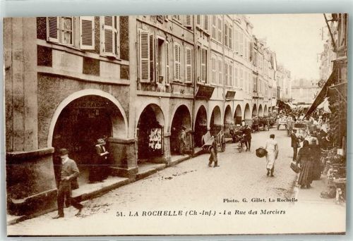 La Rochelle la Rue des Merciers Fahrrad