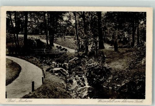 Bad Nauheim Wasserfall am kleinen Teich