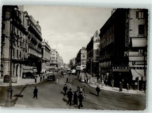 Marseille la Canebiere Oldtimer