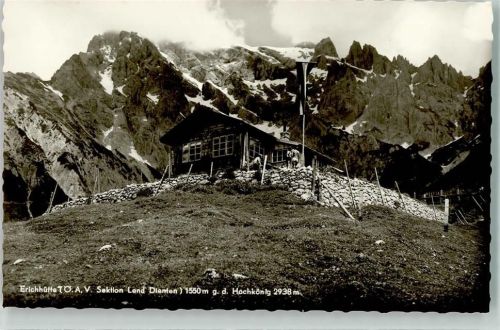 Erichhütte 1150 m Hochkönig 2938 m Hüttenstempel