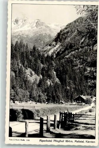 Maltatal 1956 Alpenhotel Pflüglhof