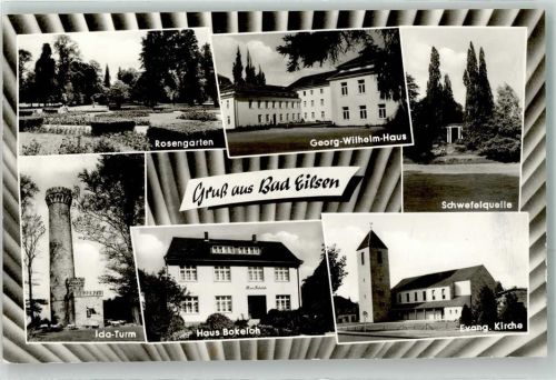 Bad Eilsen Rosengarten Georg-Wilhelm-Haus Schwefelquelle Ida-Turm Haus Borkeloh Evang. Kirche