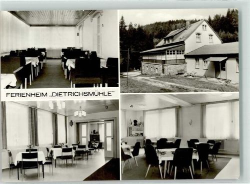 Markersbach Ferienheim Dietrichsmühle des VEB Narva Berlin