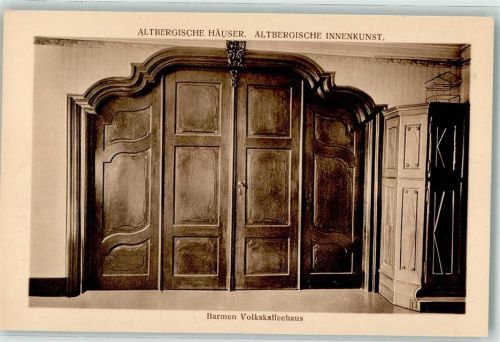 Barmen Volkskaffeehaus Altbergische Häuser Altbergische Innenkunst Fülle Serie III No.19377