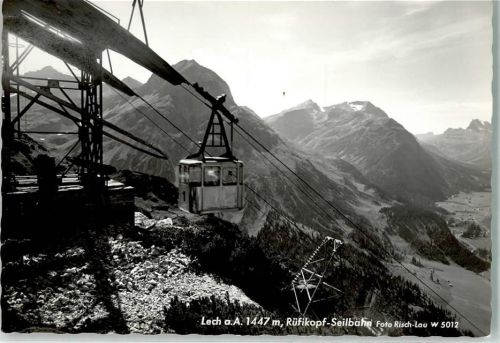 Lech Rüfikopf Seilbahn