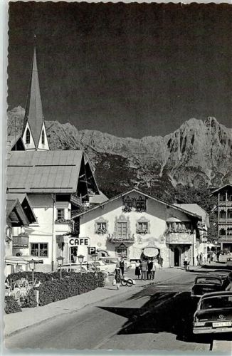 Seefeld 1969 Cafe Schmuckkastl Mercedes