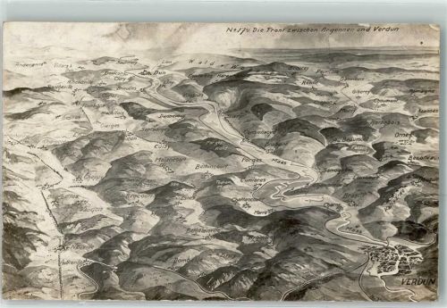 Verdun Vogelschau