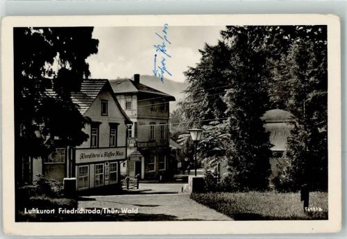 Friedrichroda Gasthaus Cafe Konditorei Hess