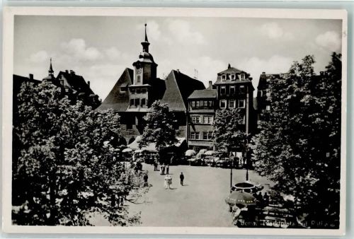 Jena Marktszene Rathaus