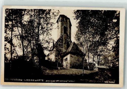 Liberec Gasthaus Bergwirt An. Hecker´s Witwe Liebigwarte Fot Madle
