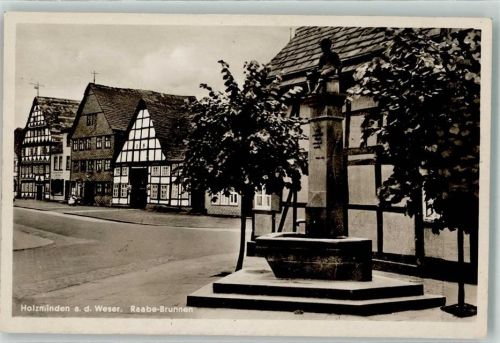 Holzminden 1940 Raabe-Brunnen