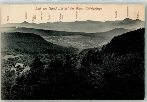Hradek Blick vom Kundratitz