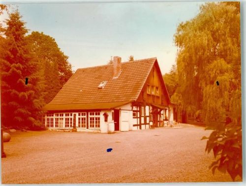 Oeventrop Foto Original aus Archiv eines Ansichtskartenverlag Gasthaus Haus Poertgen Ort handschriftlich