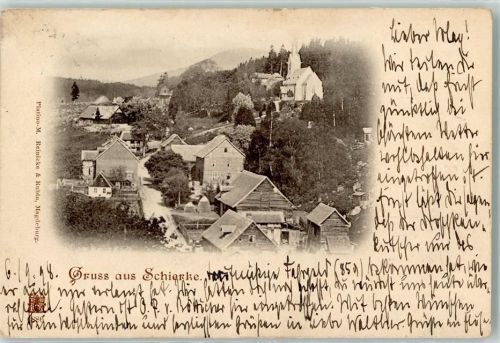 Schierke 1898 mit Schierker Bergkirche