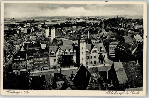 Freiberg Blick auf die Stadt