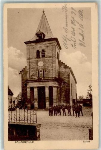 Bouconville 1917 Kirche Feldpost II. Abteilung Feldartillerie Regiment 99