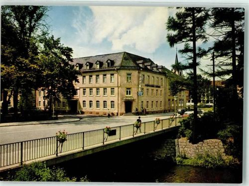 Villingen Hotel Deutscher Kaiser mit Brigachbrücke